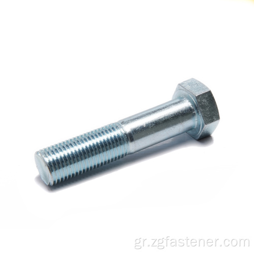 DIN931 Βαθμός 4.8 Χάλυβα Χάλυβα Hex Bolt Blue Half Hex Hex Bolts